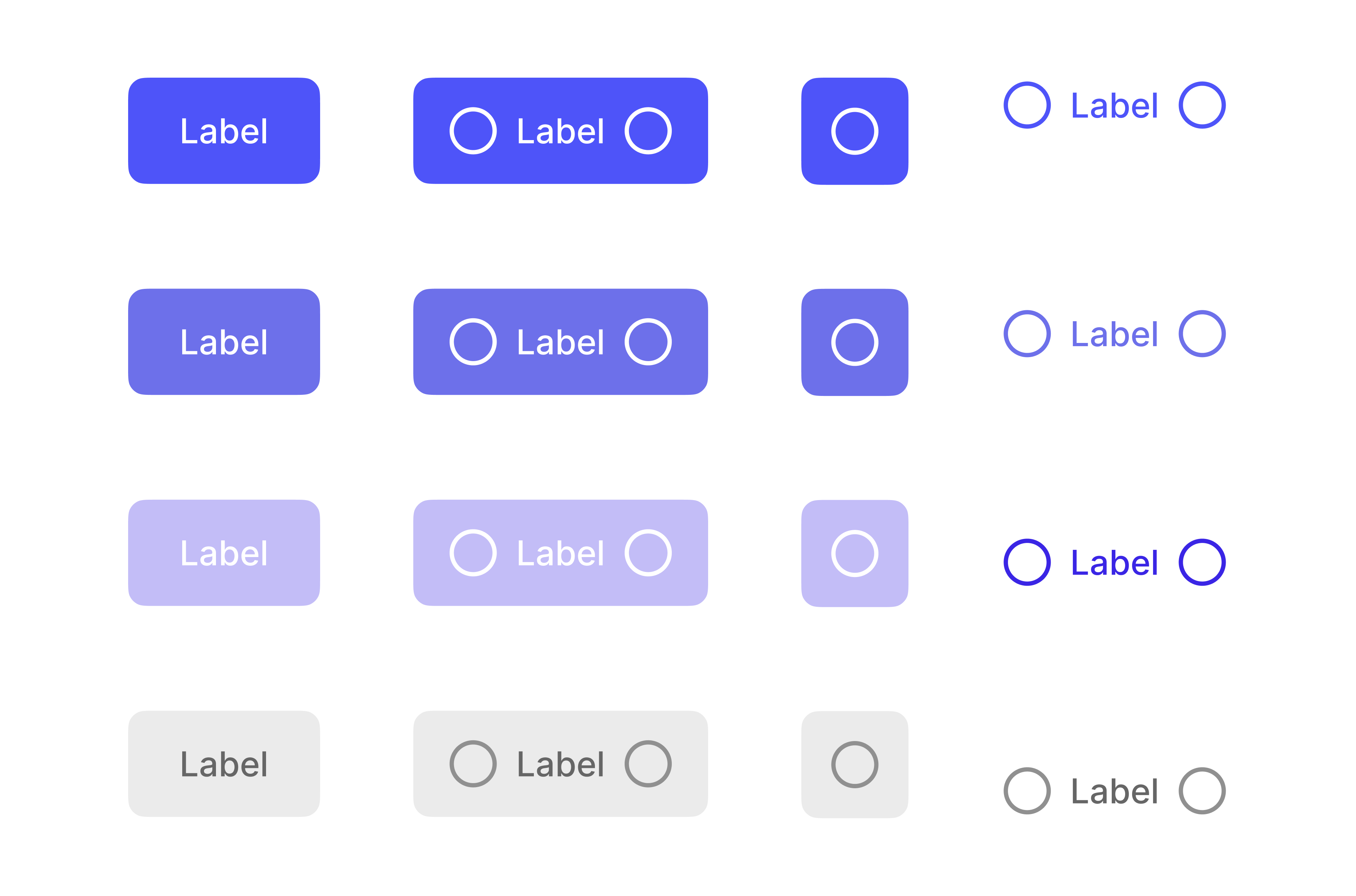 Shared component library — form states